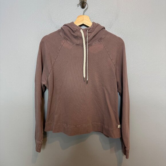 Vuori Tops - VUORI pullover hoodie sweatshirt size S FLAWED